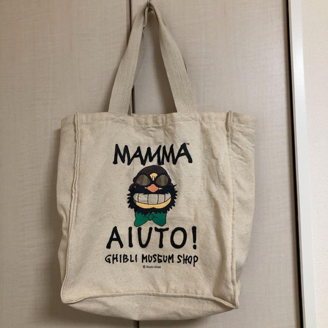 ジブリ美術館 マンマトート 紅の豚 ジブリ トートバッグ - メルカリ