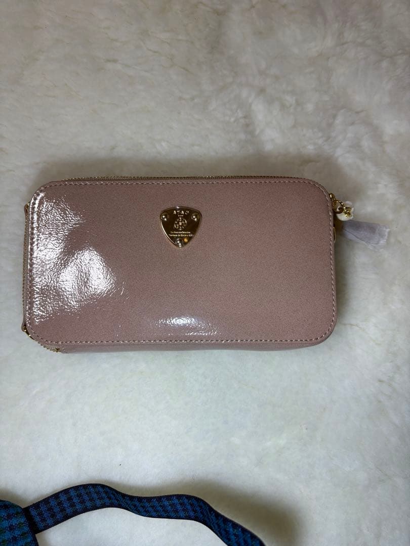 ATAO スマホショルダーバッグ　アミュレット　ローズクォーツ