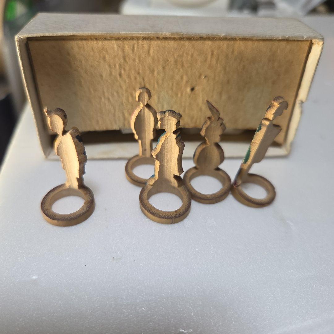 珍品 レトロな 竹細工人形5体 アンティーク - メルカリ