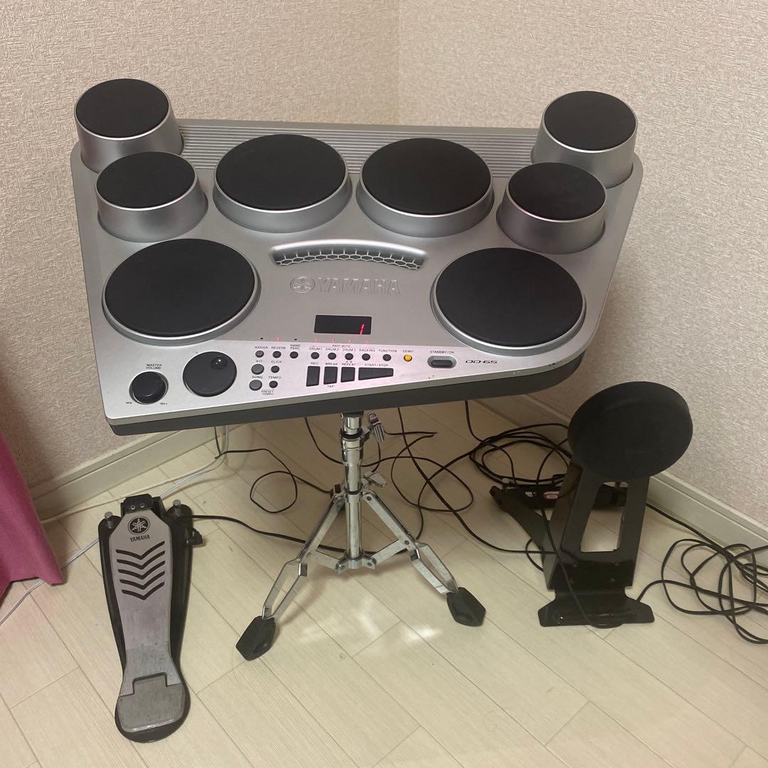 Yamaha DD-65 デジタルパーカッション キックパッド、ハットペダル付