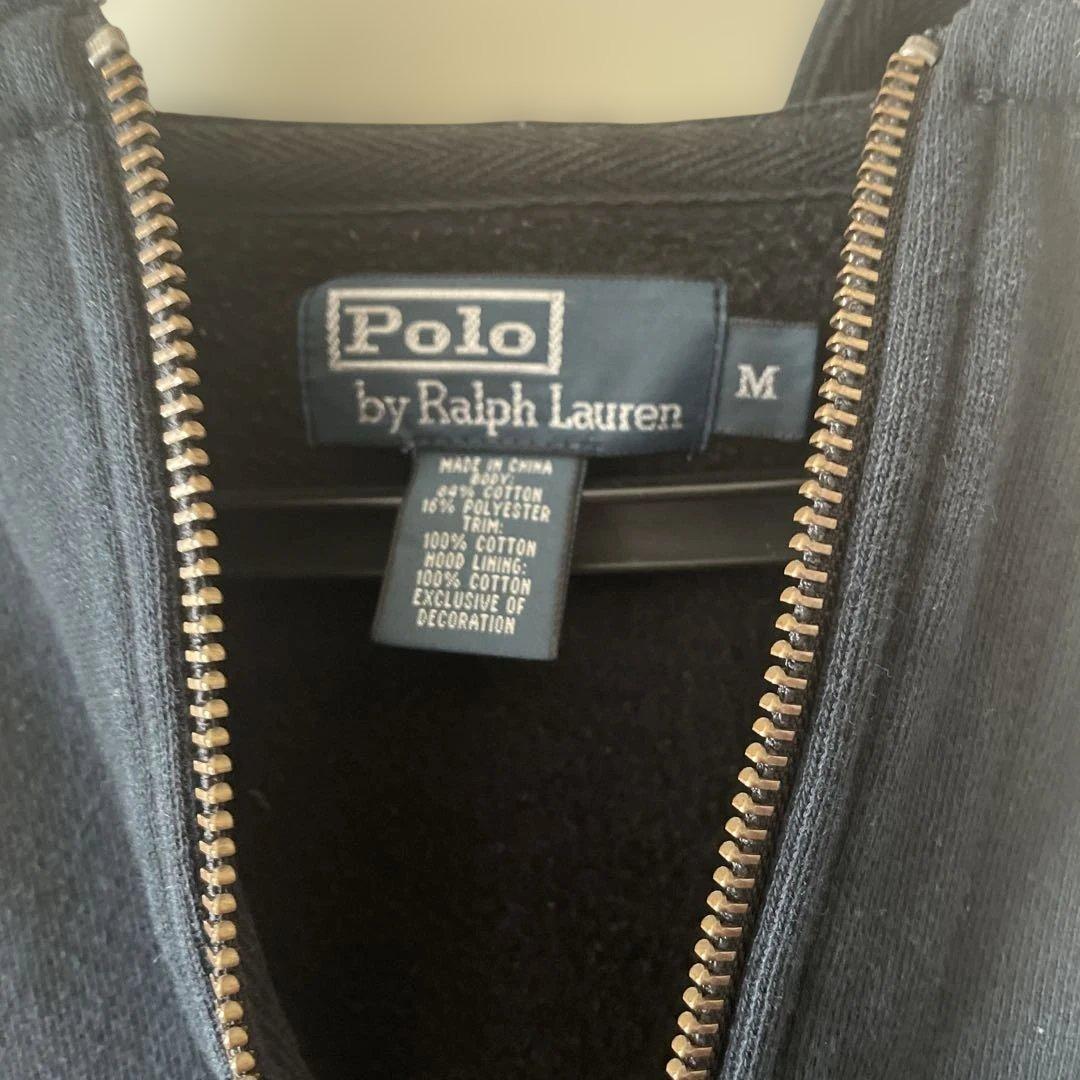 Polo by Ralph Lauren ブラック　パーカー M