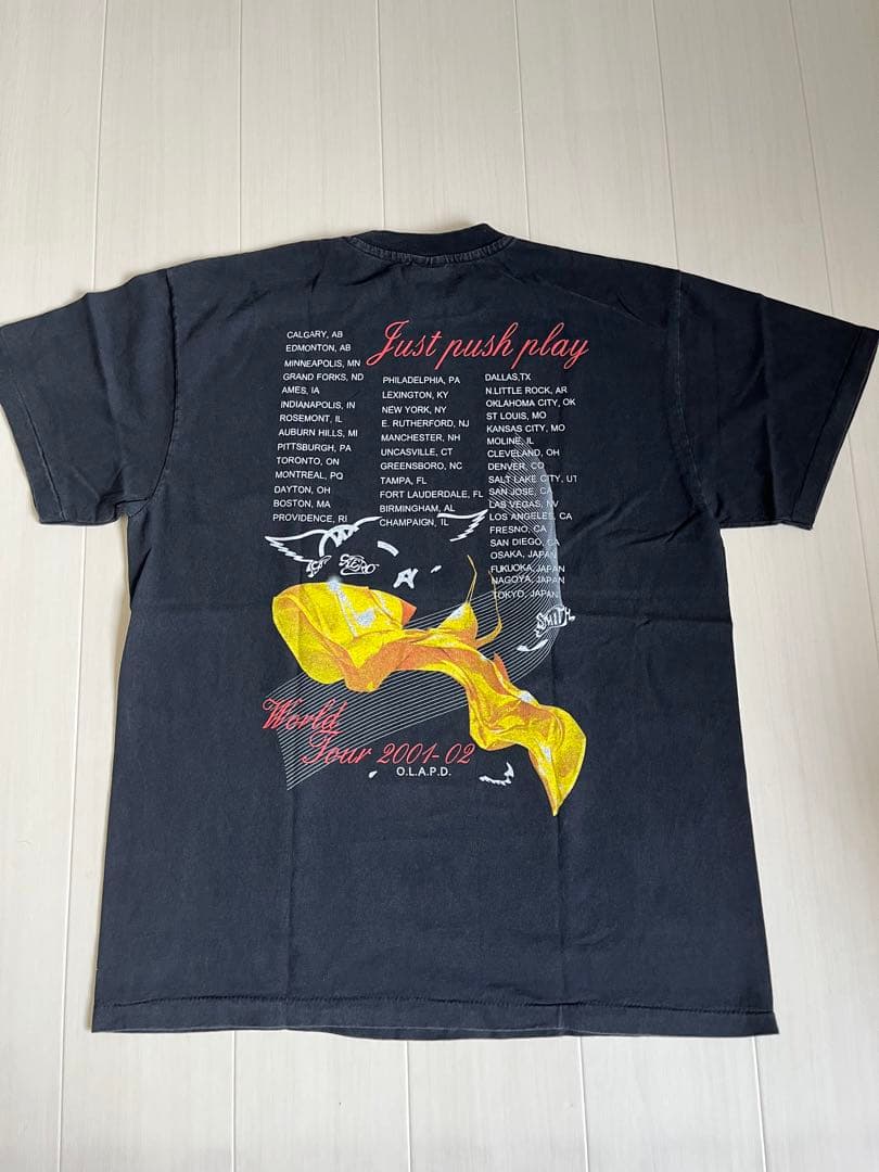 SALE】エアロスミス x 空山基 バンドTシャツ AEROSMITH XL - メルカリ