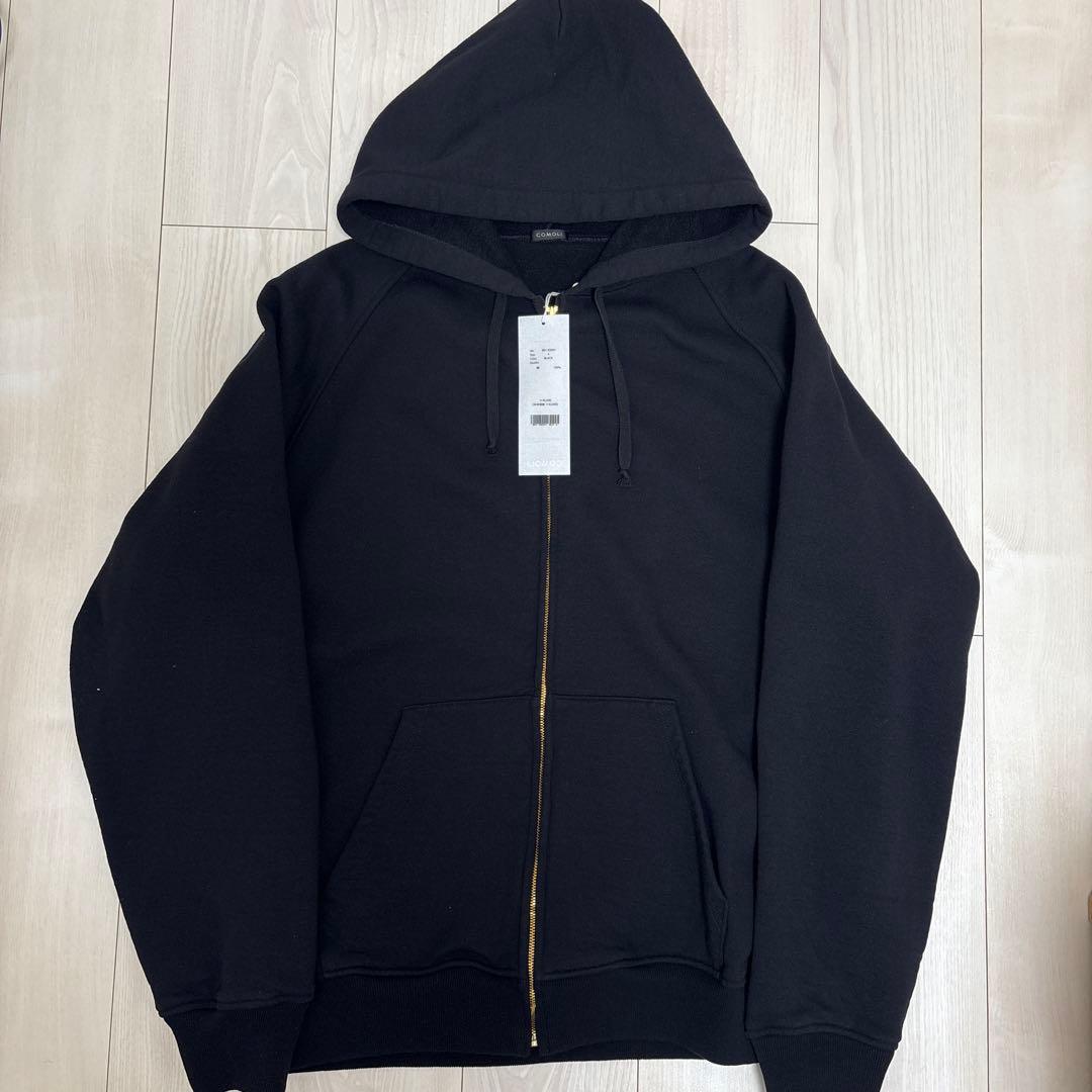 COMOLI 25ss コットン裏毛 ジップパーカ 4 コモリ