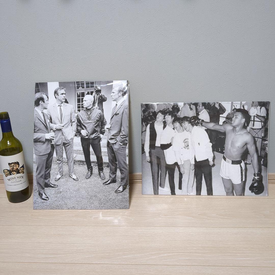 ビートルズ モハメド・アリ モハメド・アリ直筆サイン額入り