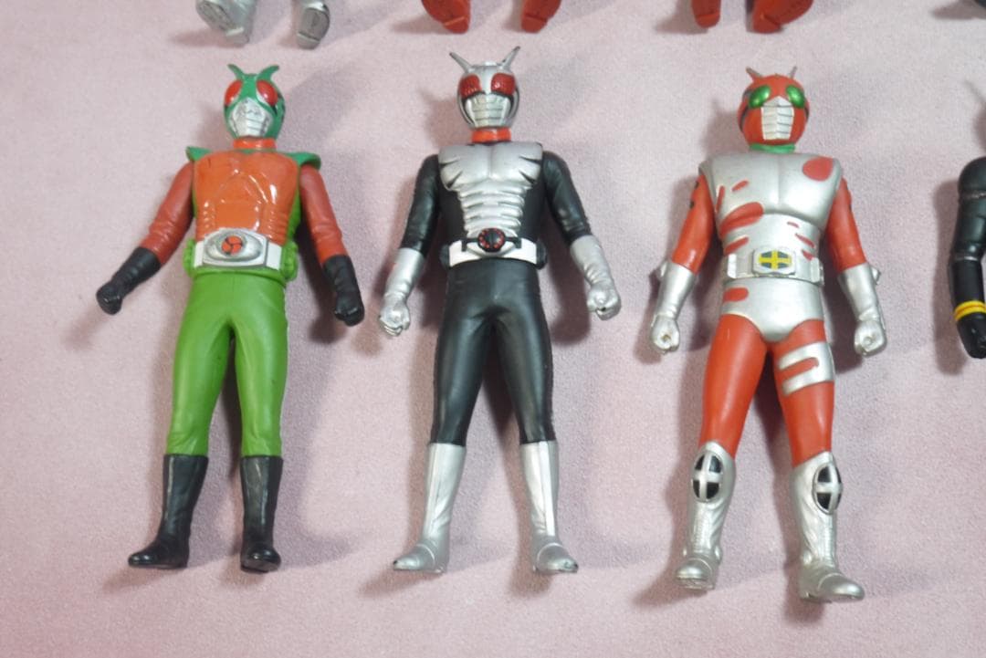 レジェンドライダーシリーズ 昭和シリーズ ソフビ10体 仮面ライダー一