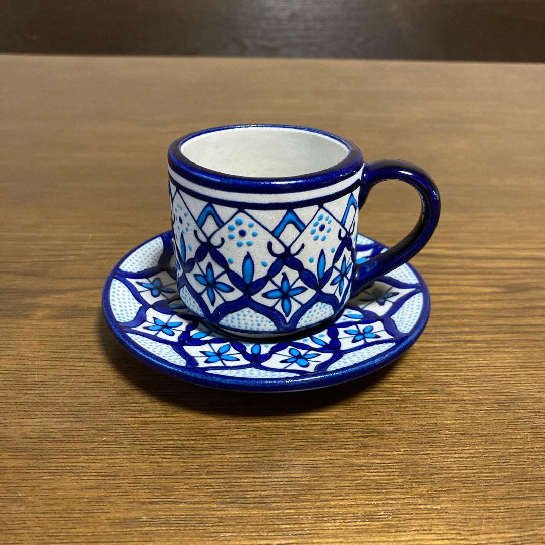 メキシコ セルビン焼 デミタス カップ＆ソーサー - メルカリ