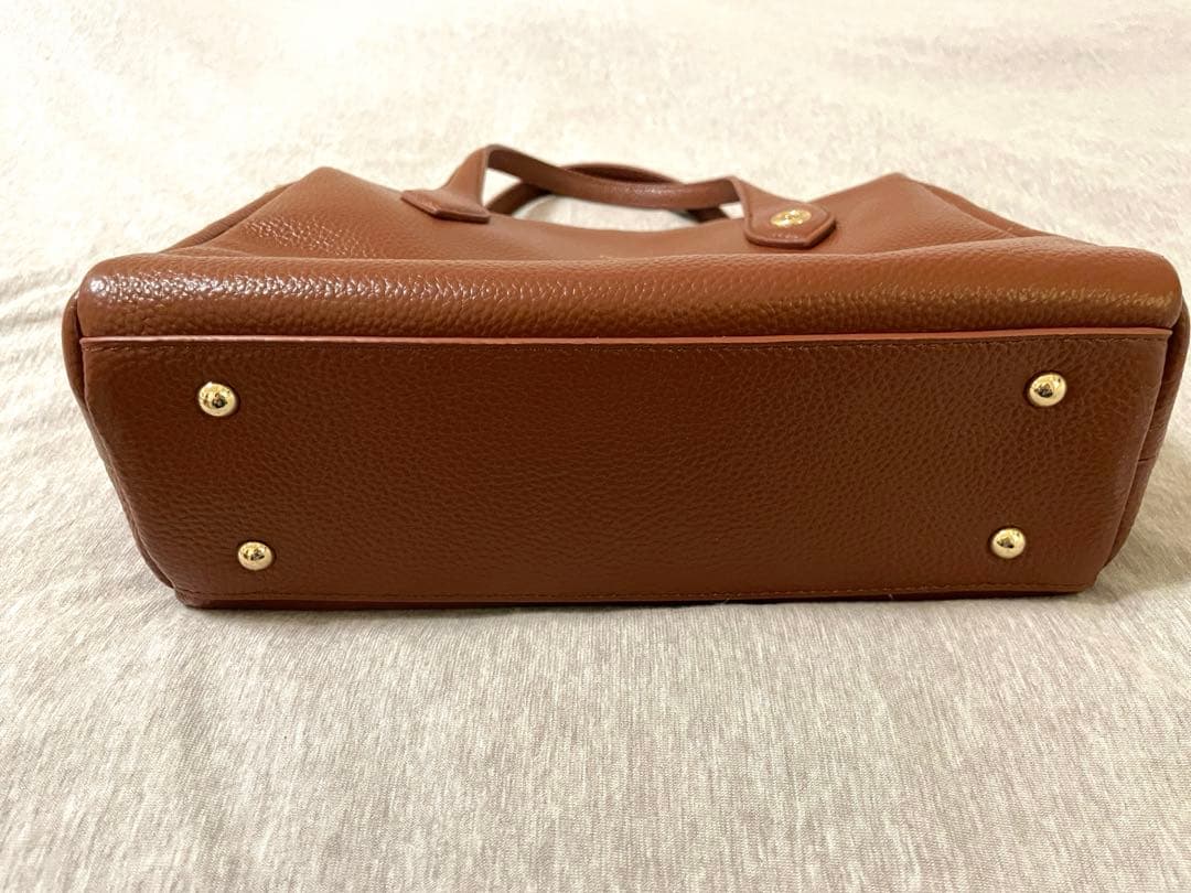 BEAURE カウレザー ボストンバッグ ブラウン 美品