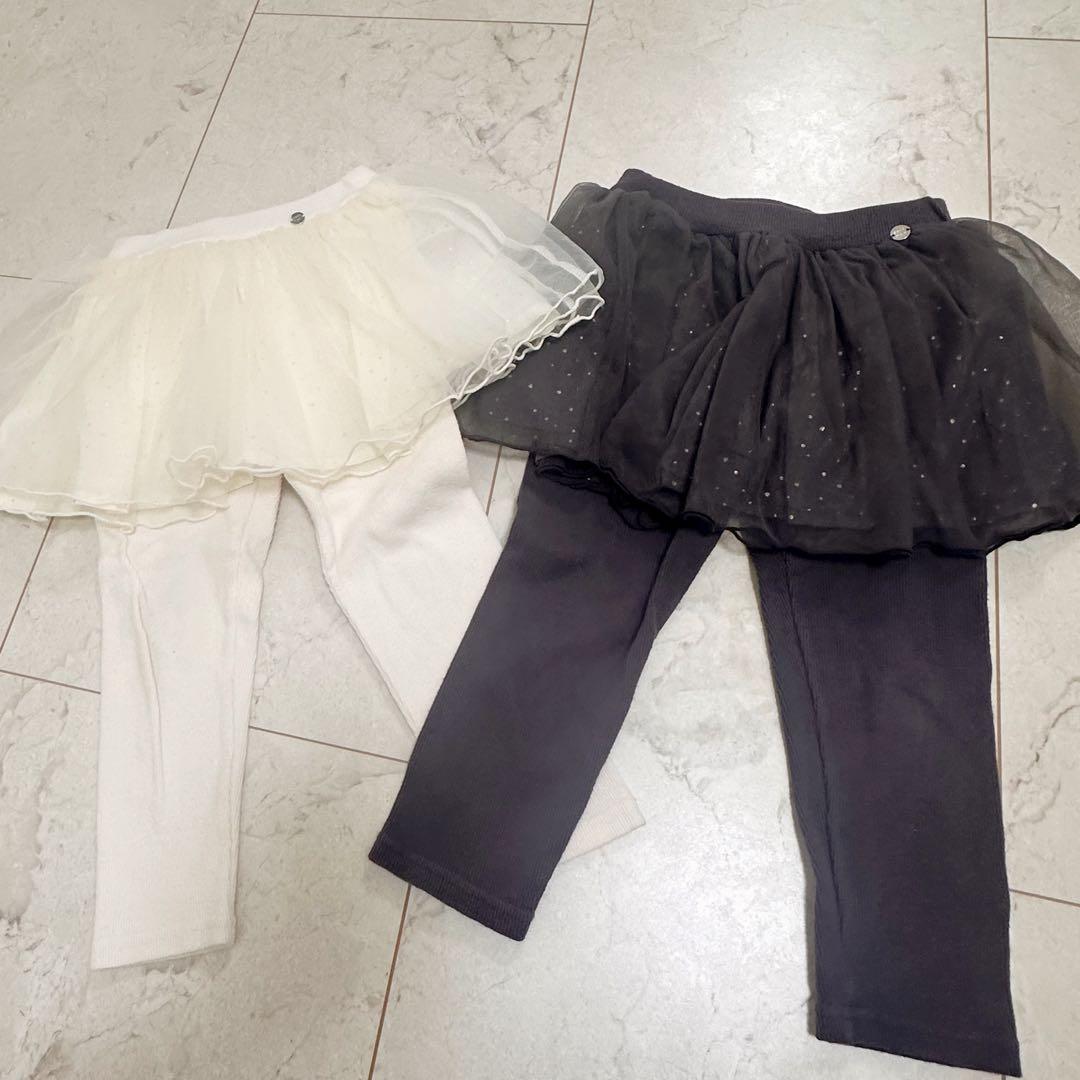 美品】petit main ボトムスまとめ 100cm 17点 女の子 プティマイン