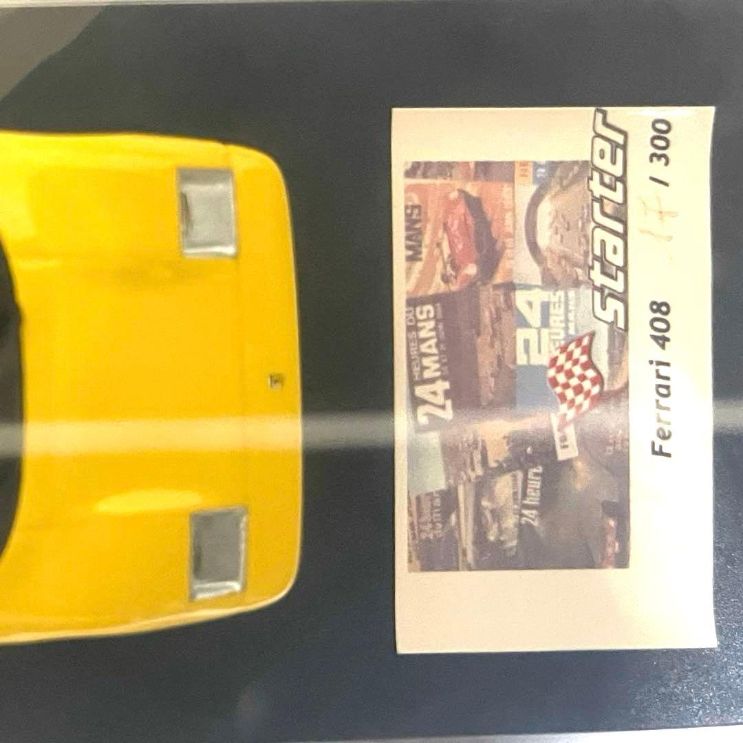 柏*二様 1/43 フェラーリ　408　4RM 　1987　イエロー