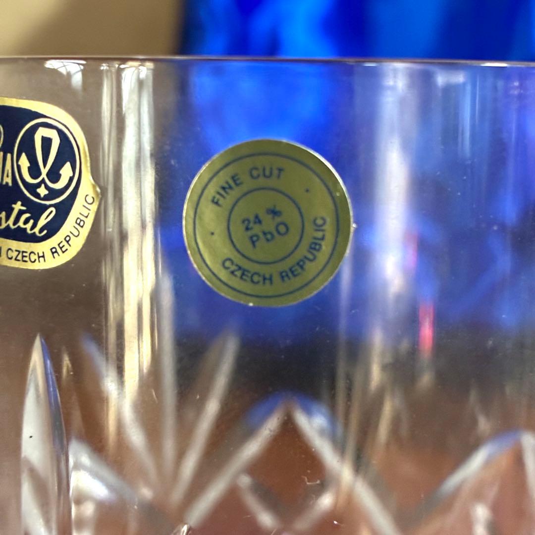 ペアグラス BOHEMIA CRYSTAL カットグラス 2個セット 未使用 - メルカリ