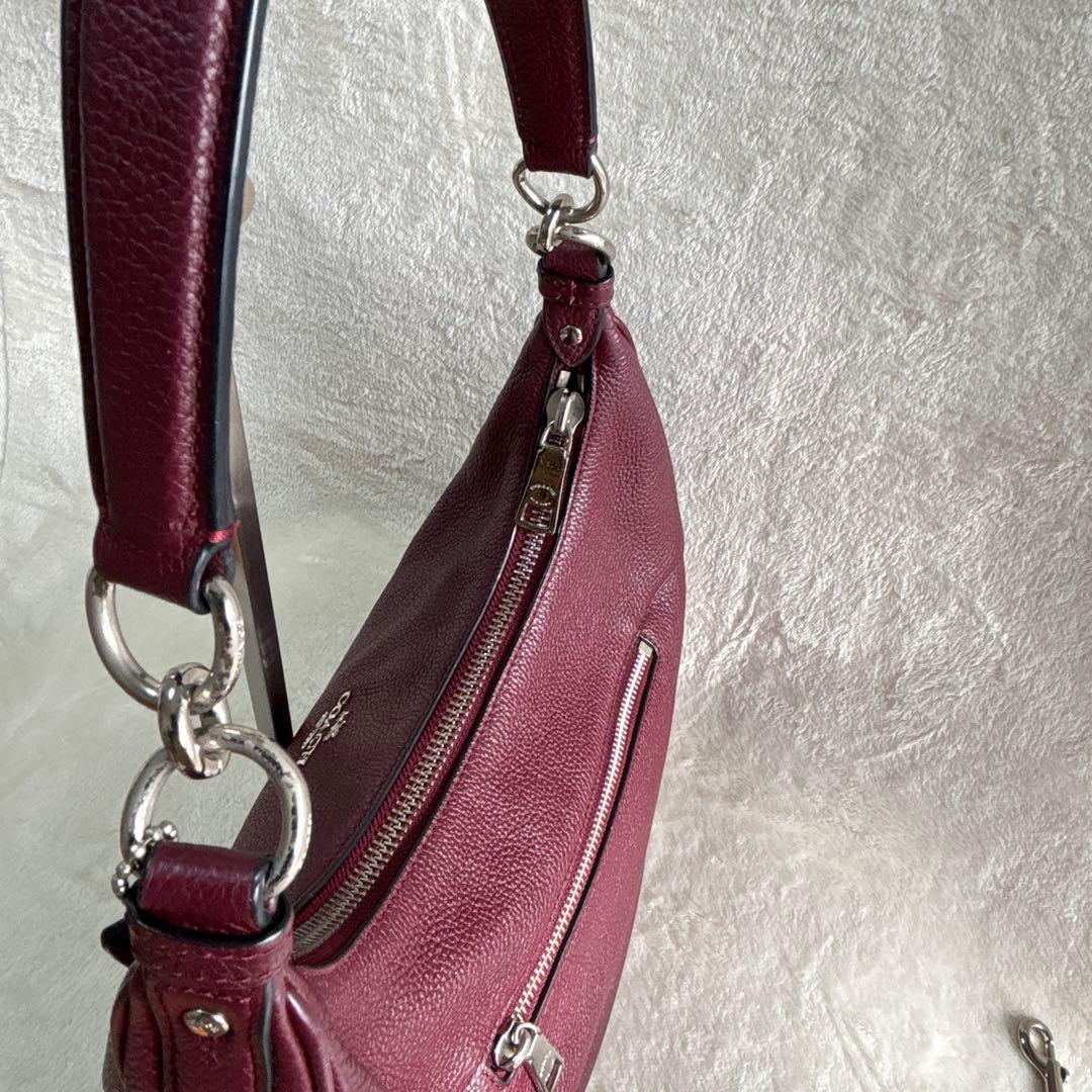 miiコーチ ショルダー バッグ レザー2way ワンショルダー 肩掛け