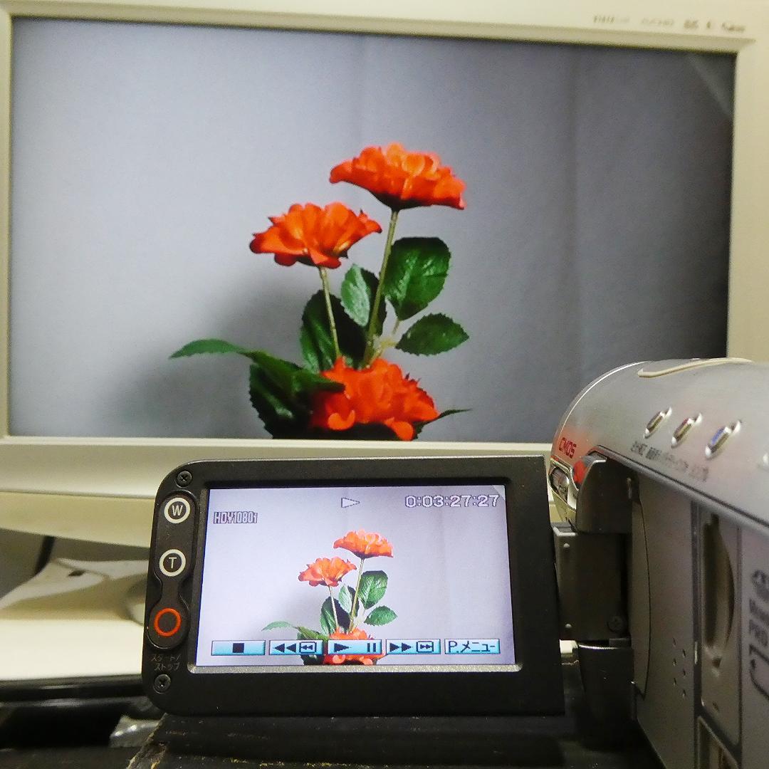 美品・動作品ソニー HDR-HC3 HDVビデオカメラ　DVDダビングに最適