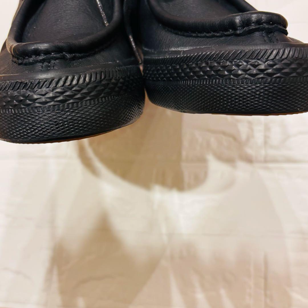 未使用級✨コンバース　モカシン　ブラック　27cm　1sd449