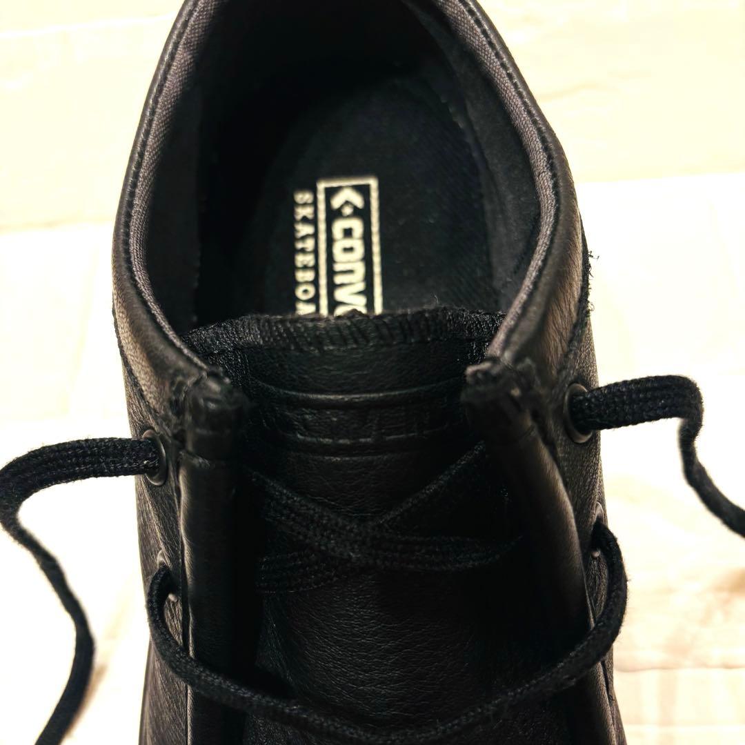 未使用級✨コンバース　モカシン　ブラック　27cm　1sd449