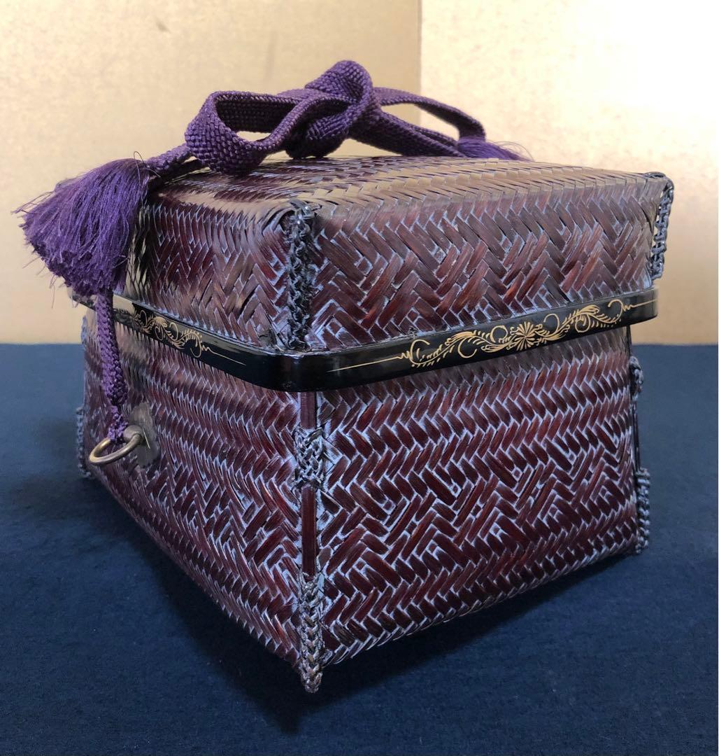 割引❗️《R》御所籠 和田鱗司造 お茶道具7点 仕覆 古帛紗 元箱251014い2