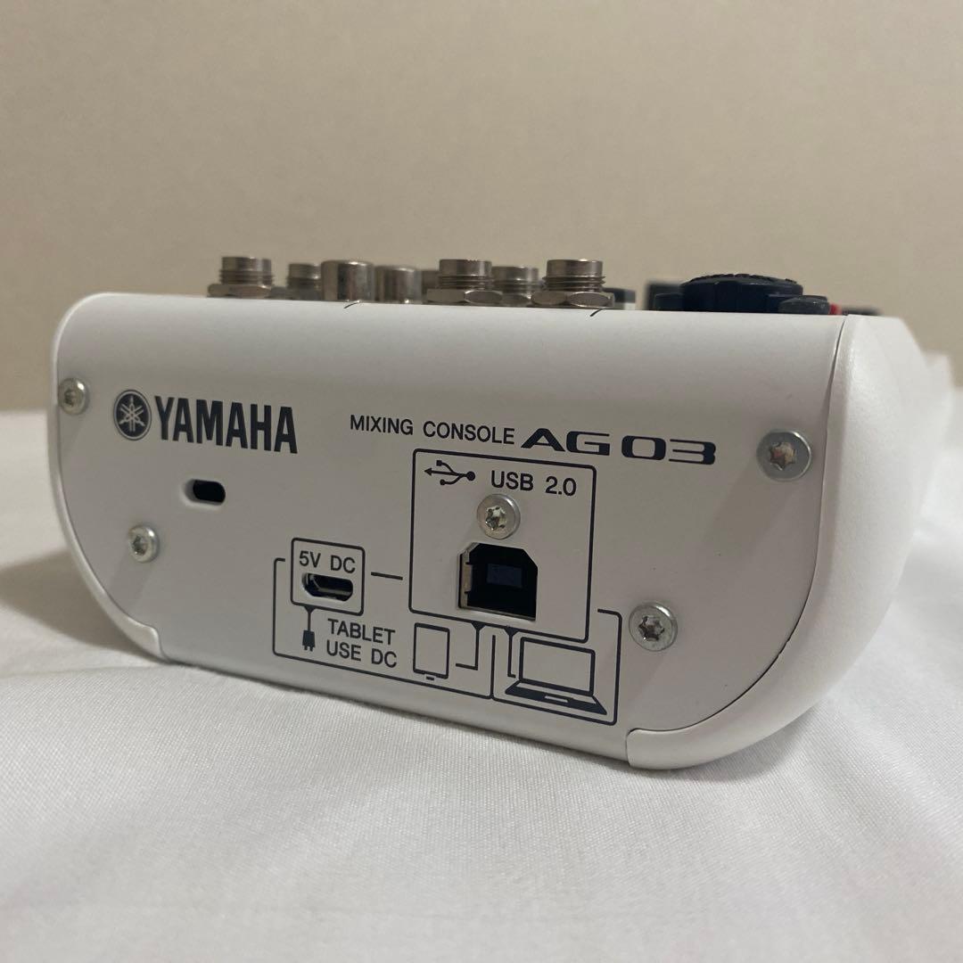 Yamaha AG03 オーディオインターフェイス ケーブル同梱 図解】AG03の