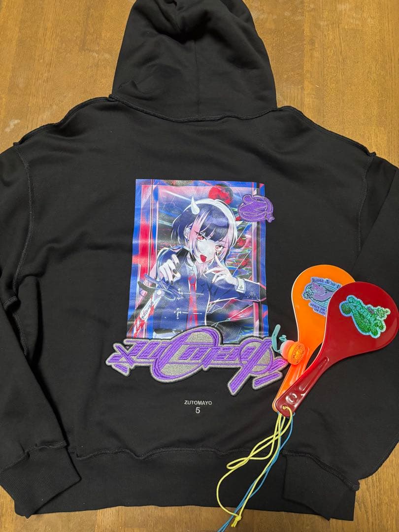 ずっと真夜中でいいのに。NIRA HOODIE 残機 パーカーL(しゃもじ付)