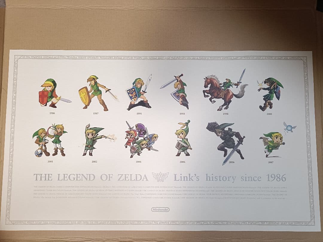 ゼルダの伝説 ポスター 6枚セット