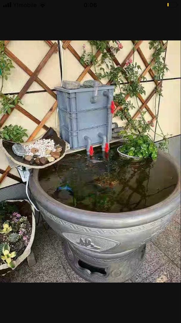 大きめサイズ 45wフルセット水槽池用フィルター、万能濾過器、濾過装置