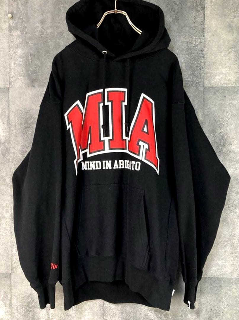 新品タグ付　サプールSapeur プルオーバー　パーカー　ヘビーウエイト L 黒