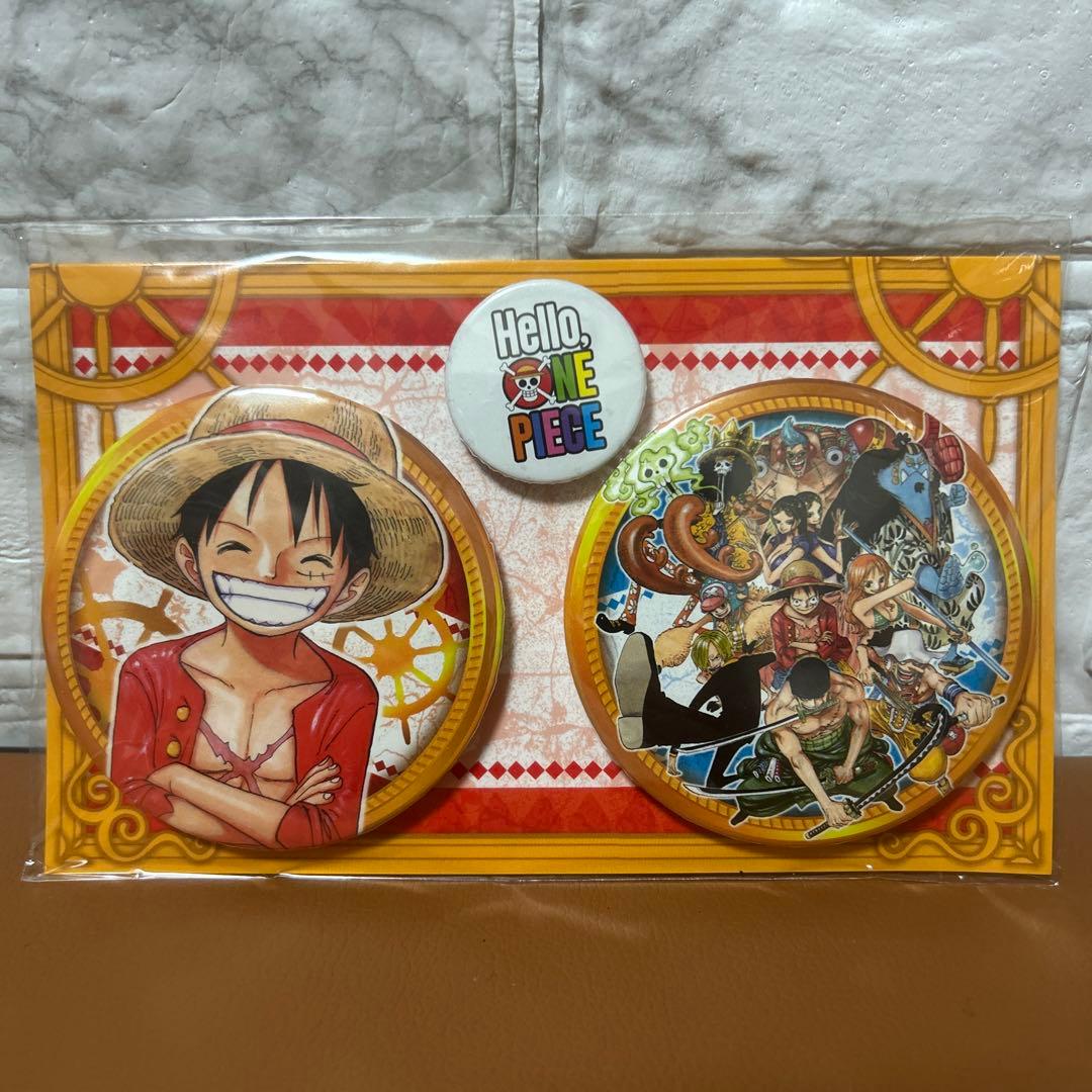 ONEPIECE Hello ONE PIECE 缶バッジ 3個セット