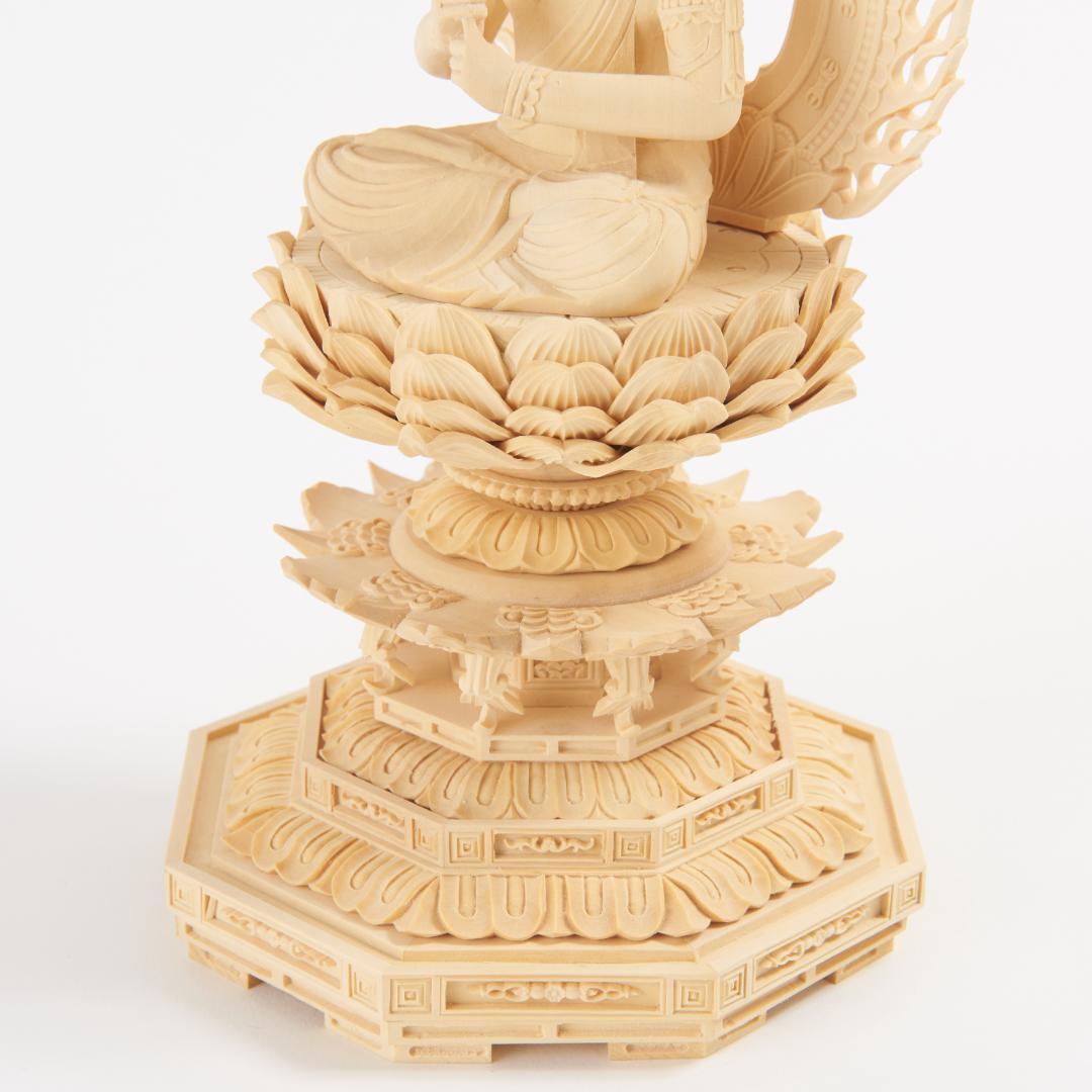 黄楊 2.5寸 大日如来 仏像 031