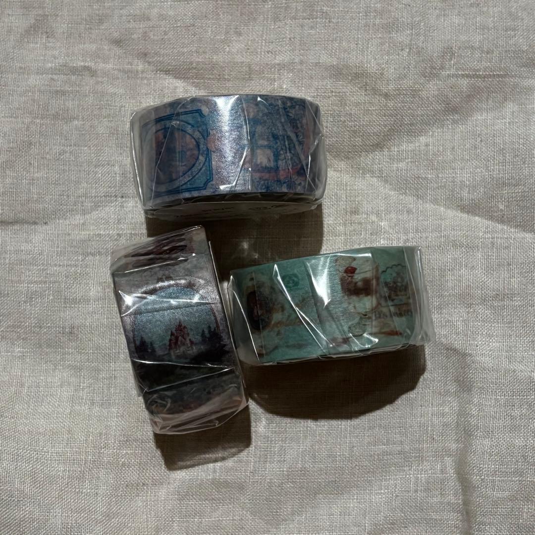 全て新品未開封☆ okappalover マスキングテープ 3本セット ① ストア