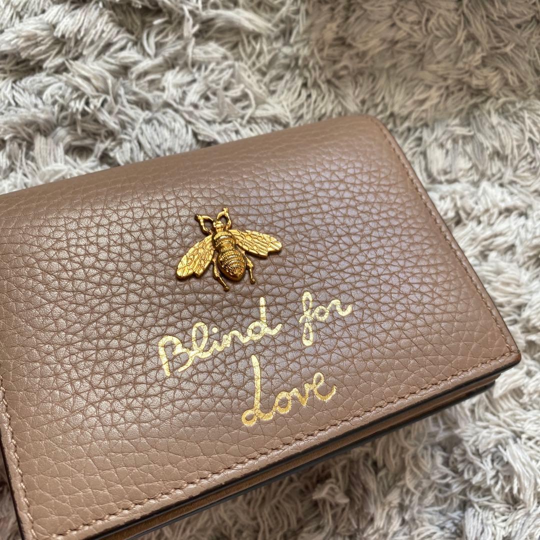 GUCCI 2つ折り財布 ミニ財布 アニマリエ