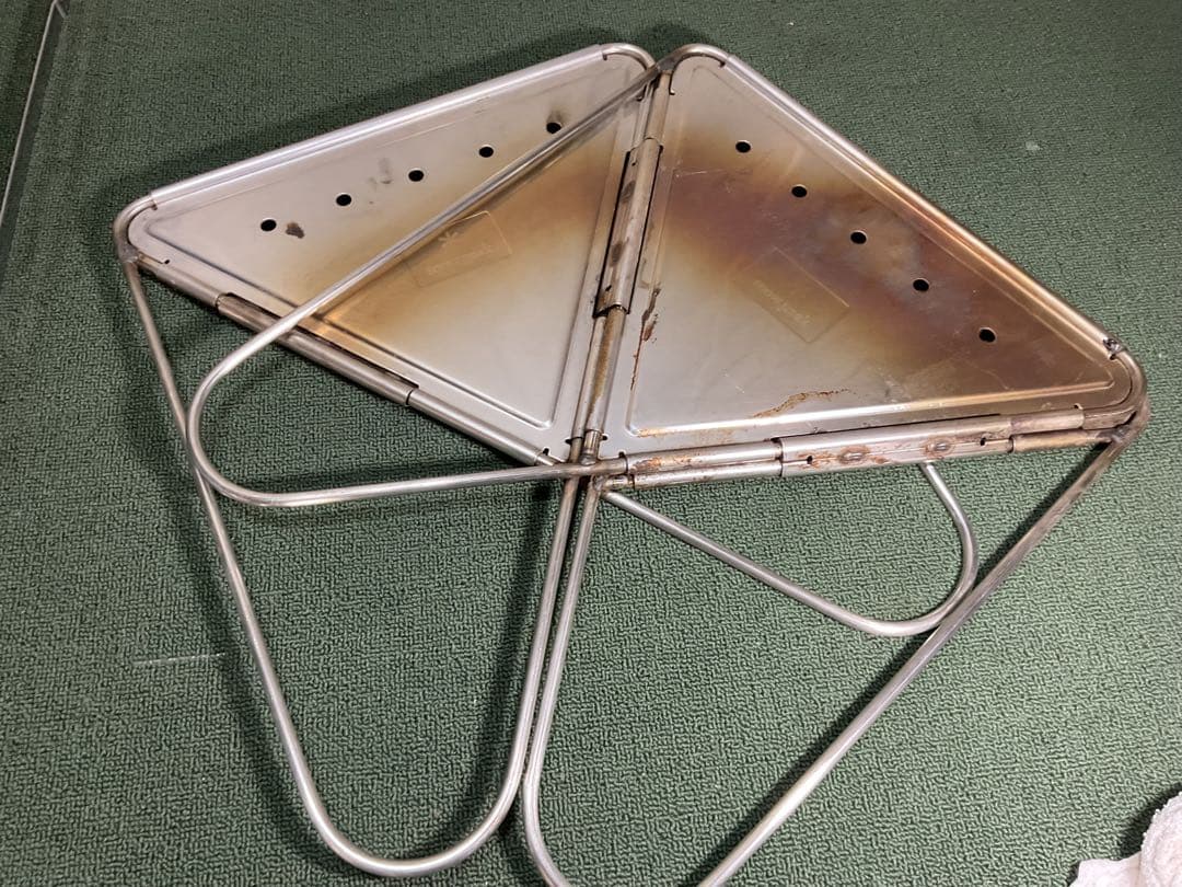 いい味出てます。焚火台 Ｌ ６点セット スノーピーク  peak