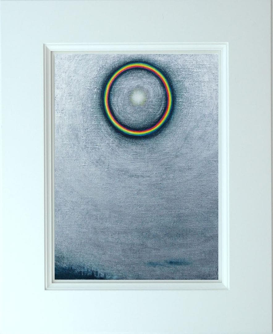 油絵 菅家令子 絵 絵画インテリア F3-S102023 風景 祈り 希望 奇跡