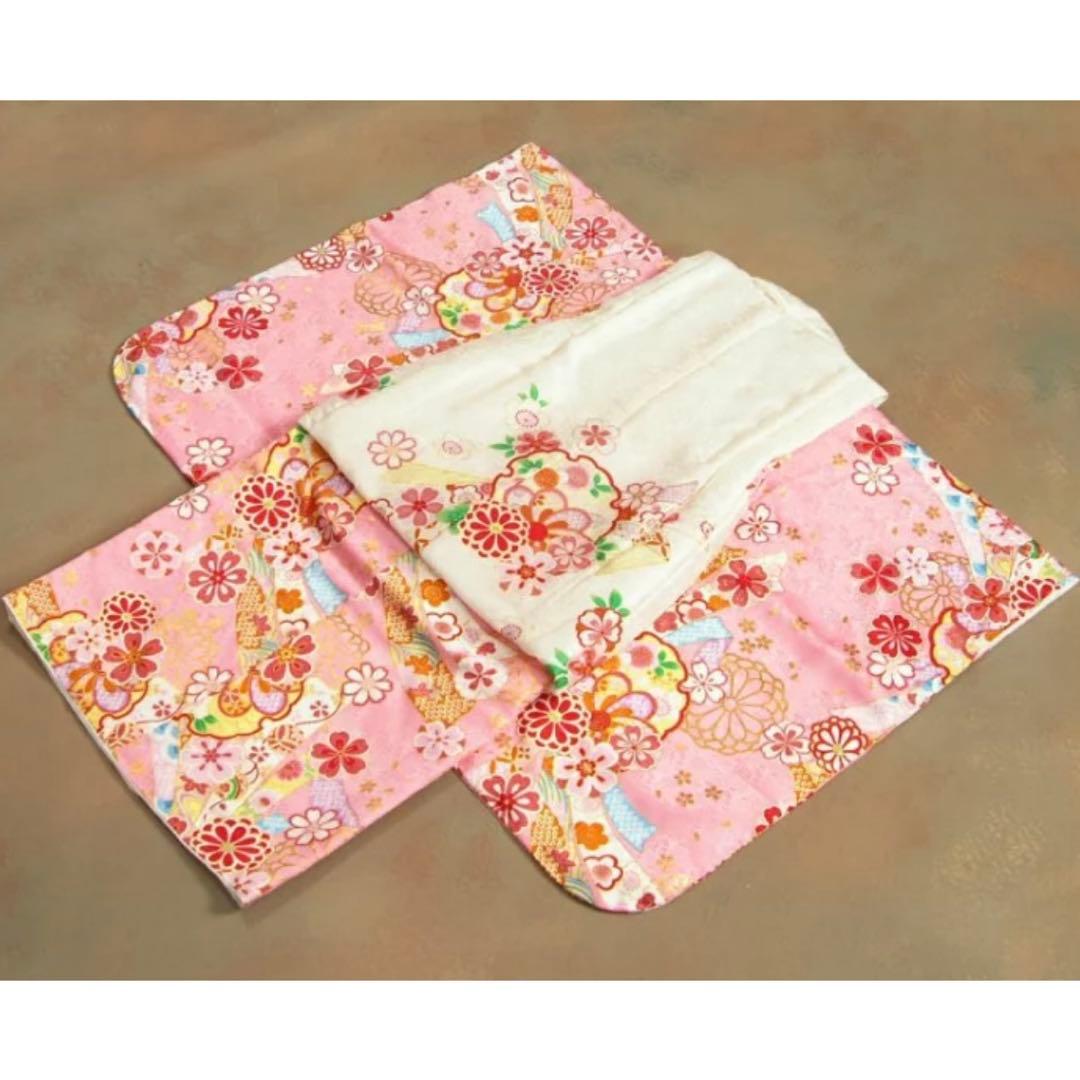 美品♡七五三 着物セット3歳 絹100％ 正絹 京都花ひめブランド フルセット