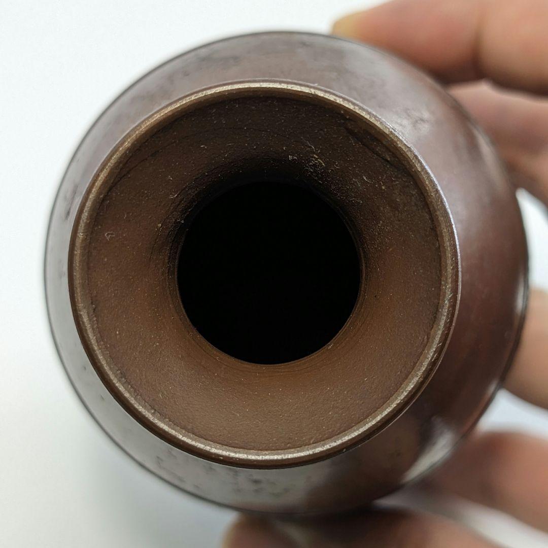 人間国宝山本陶秀（楽友銘） 備前焼 石目徳利 共箱共布栞