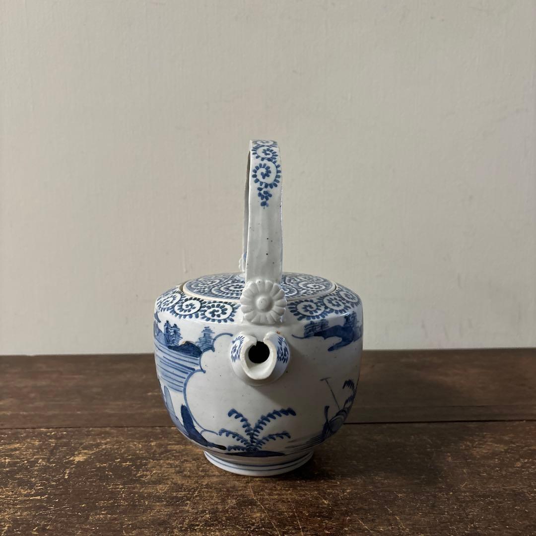 古伊万里染付銚子 酒器 伊万里 有田 波佐見 砥部焼 瀬戸 古民芸 白磁