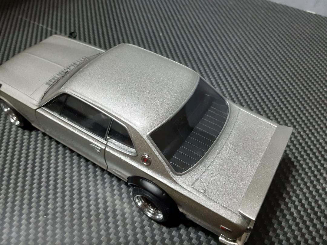 Hachette 1/24 日産 箱スカ GT-R カスタム改 ワタナベガンメタ