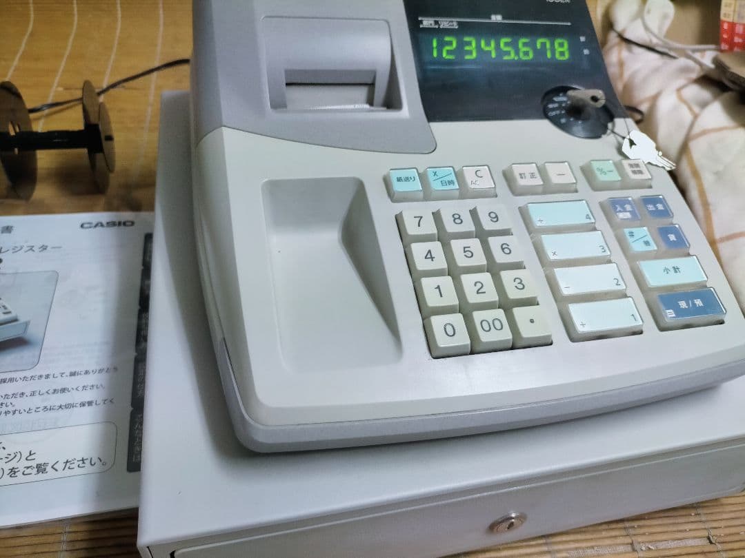 カシオレジスター 106ER 簡単便利特殊 送料込 000550