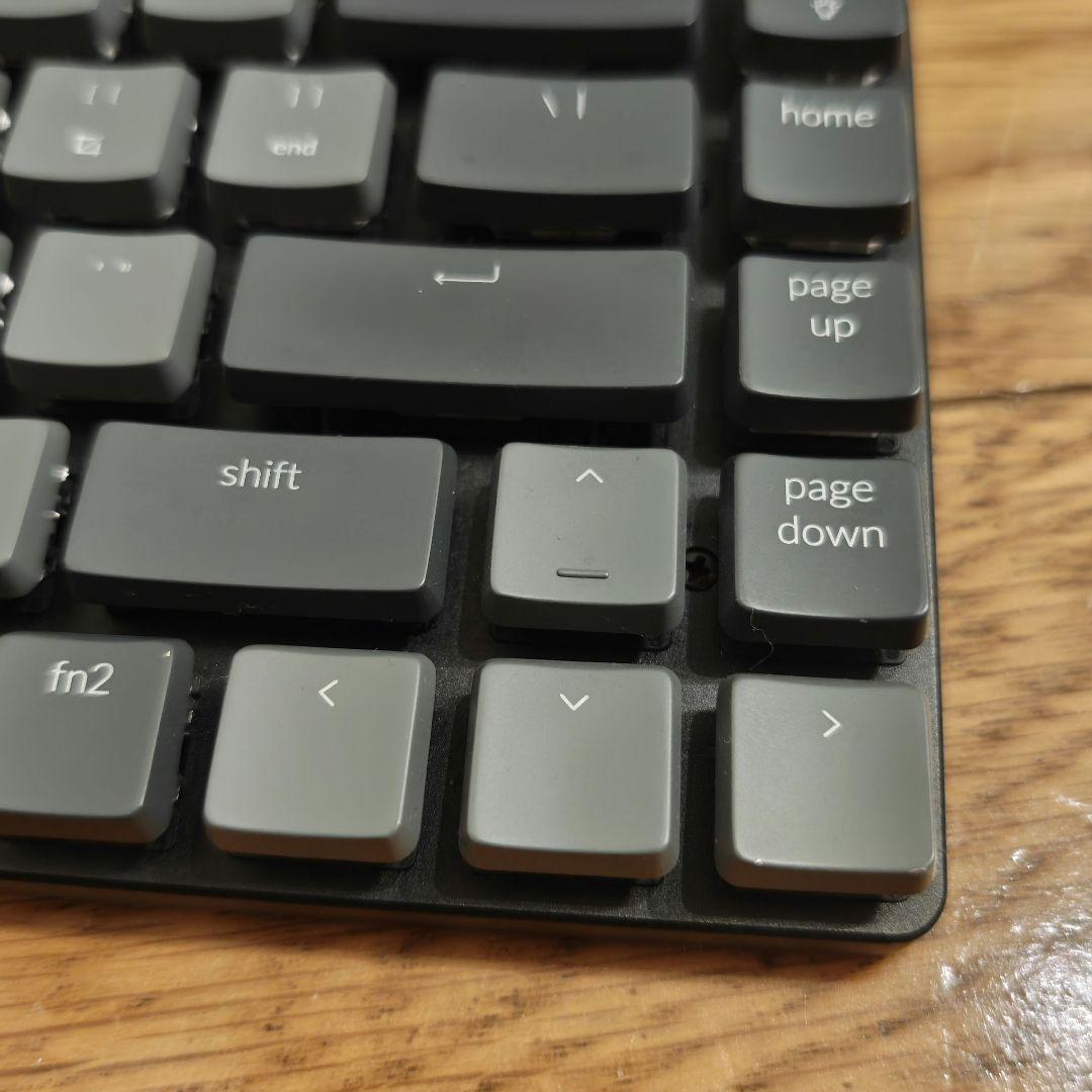 Keychron K7G2 最新 US配列 青軸 白LED ホットスワップ