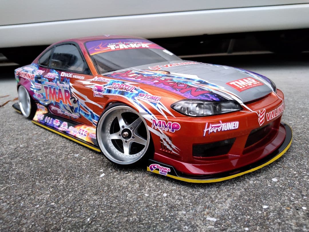 節約 アディクション シルビアs15 中村直樹 TMAR仕様 ラジコンボディ