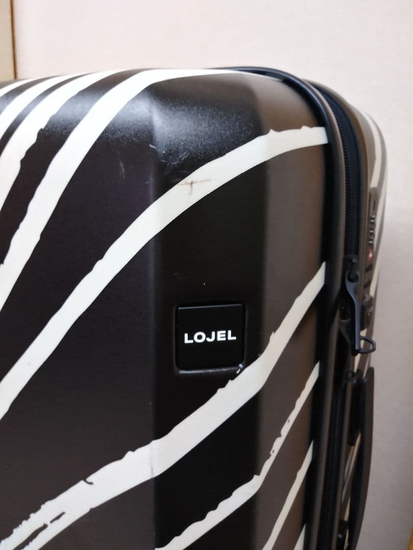 ブランド保存袋有！】lojel ロジェールスーツケース ゼブラ柄 レア
