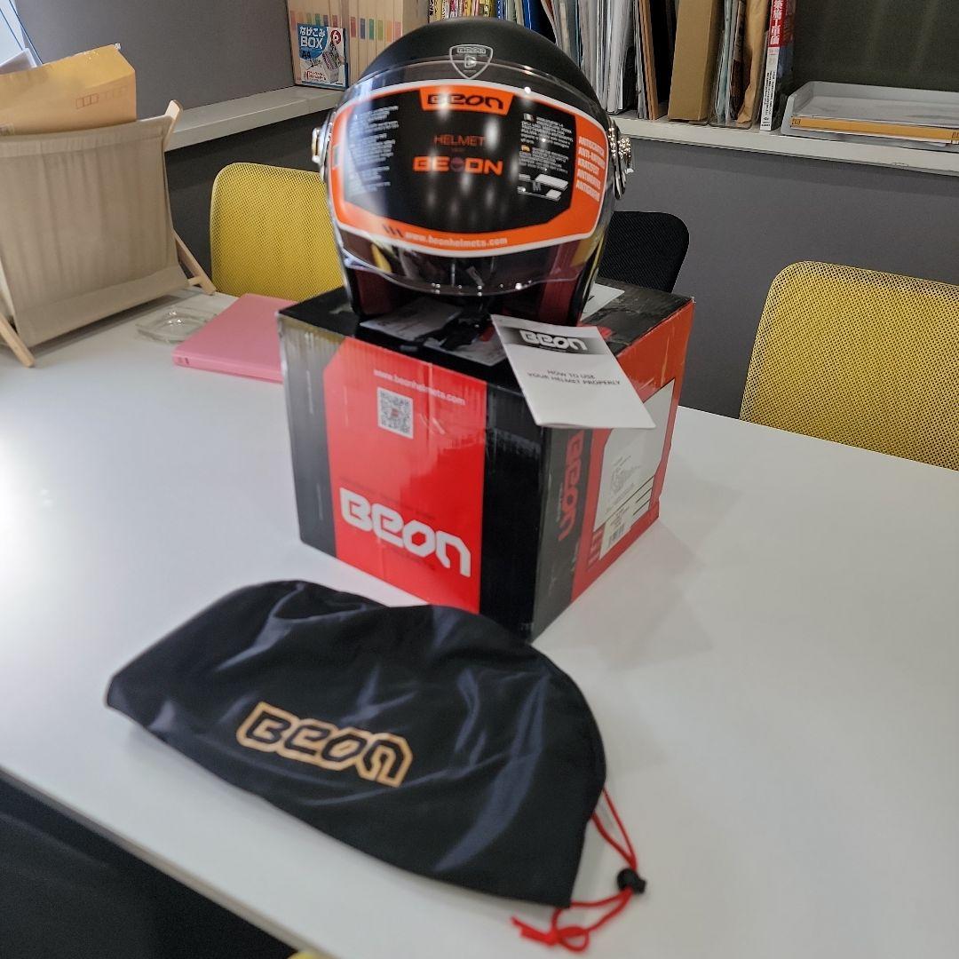 BEON ジェットヘルメット Mサイズ 抗曇性