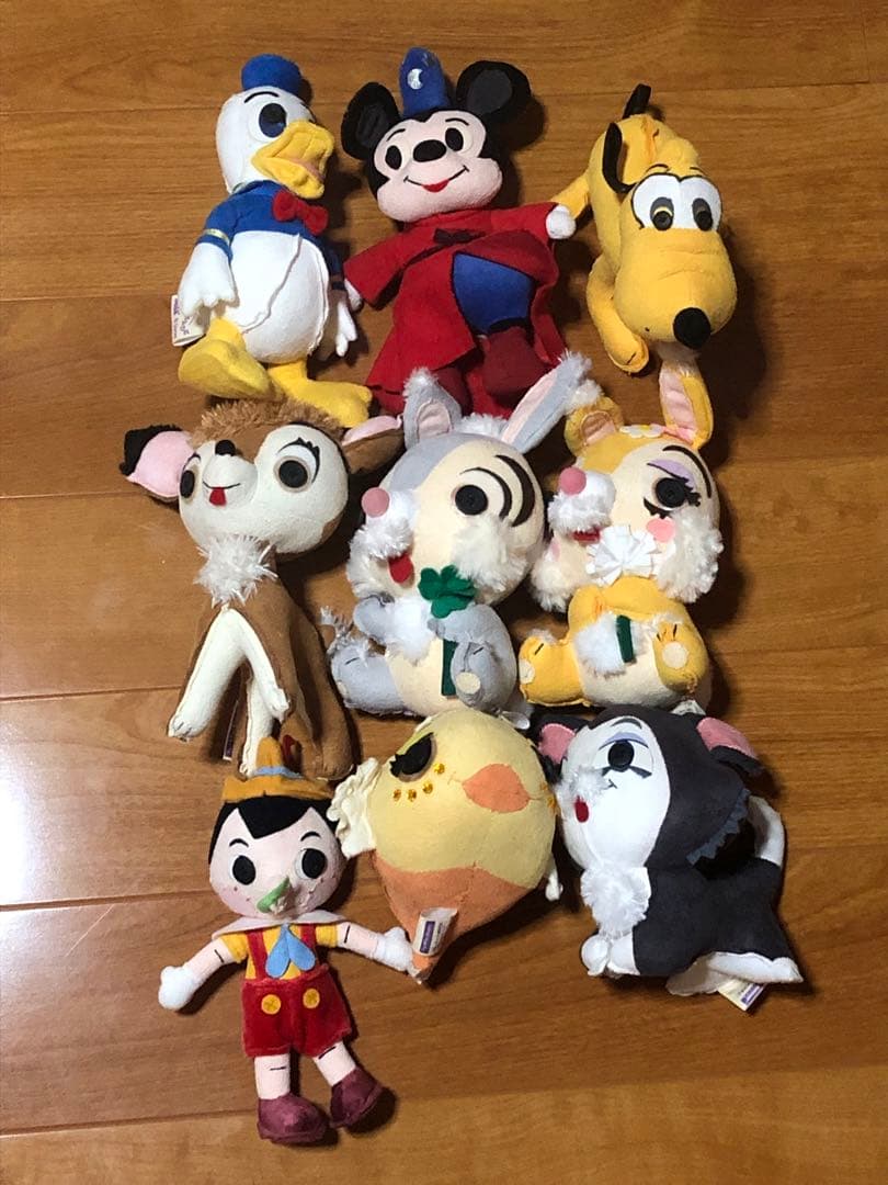 d*9様 MOM'S MADE マムズメイド レトロ　ディズニー　ぬいぐるみセッ