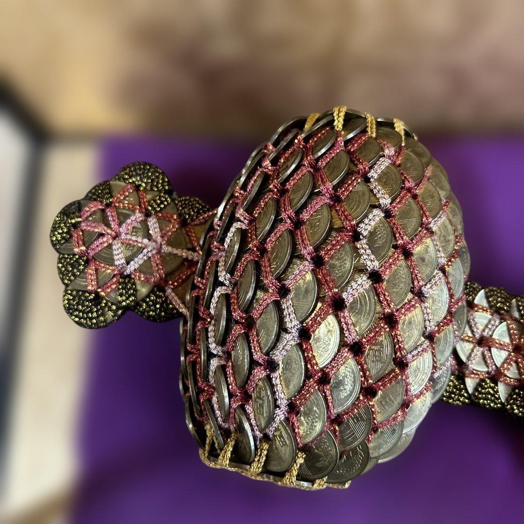 5円玉で作製された打ち出の小槌 ケース付き - メルカリ