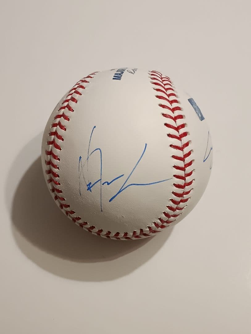 写真付き！MLB公式球 山本由伸 大谷翔平 佐々木朗希 直筆サインボール