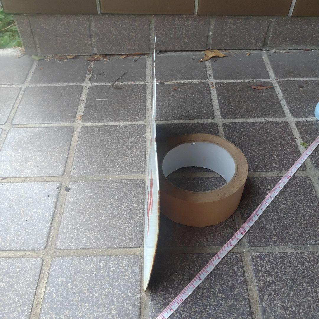 【鉄道サボ　愛称板】（表）ちくま（裏）急 行 EXPRERSS