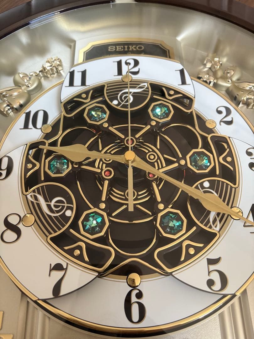 【新品】SEIKO Wave Symphony 掛時計 (取説付き)RE579B