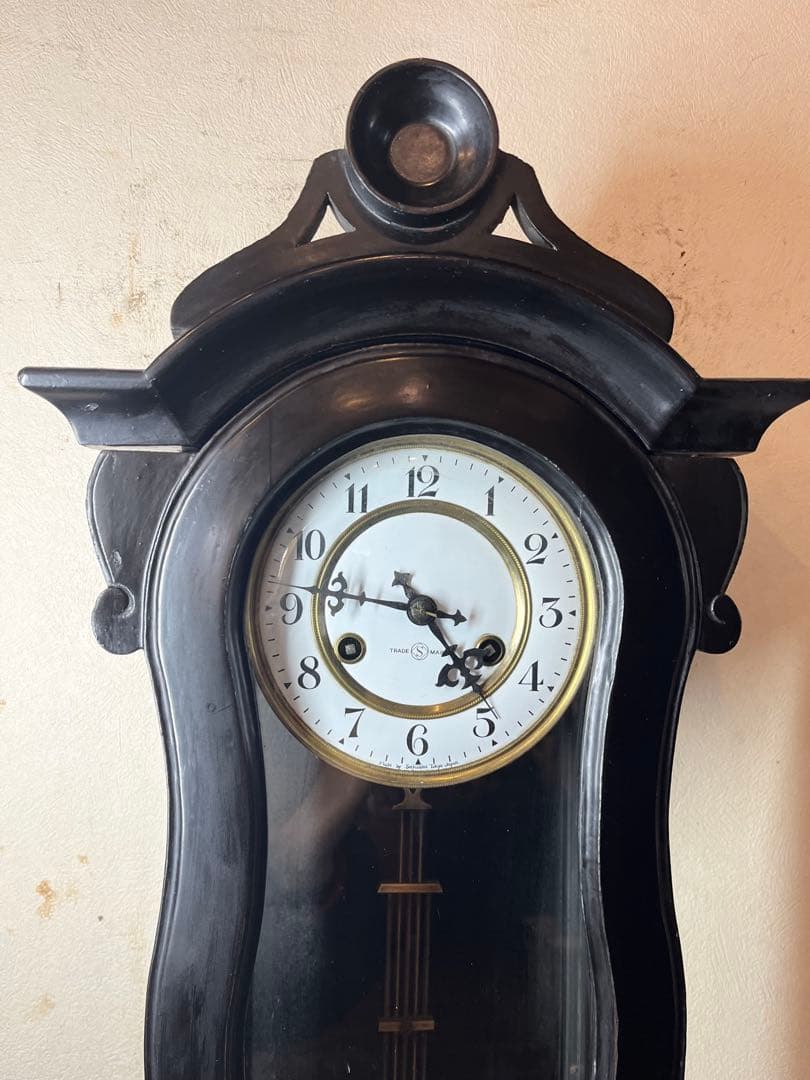 精工舎　ひさご　柱時計　古時計　振り子　ゼンマイ　ボンボン　ユンハンス　レトロ