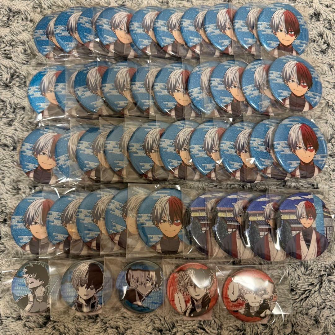 轟焦凍 花やしき 缶バッジ 44点 TVアニメ『僕のヒーローアカデミア