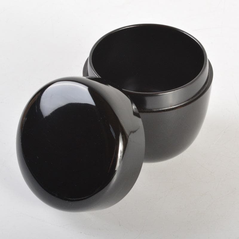 茶道具　黒漆　棗　桐箱付　V　6271