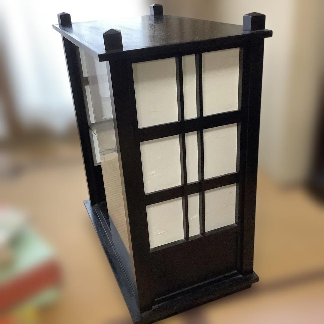 茶道具 飾り茶棚 インテリアケース ショーケース いち楽 障子