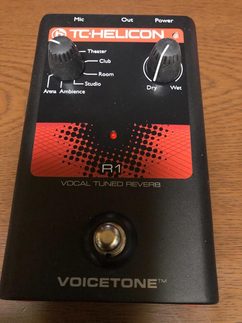 TC-Helicon Voicetone R1ボーカルリバーブ