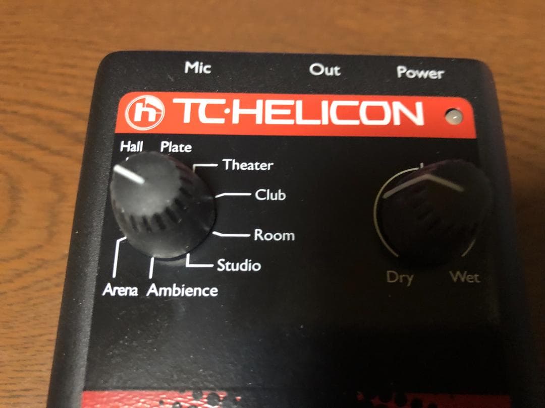 TC-Helicon Voicetone R1ボーカルリバーブ
